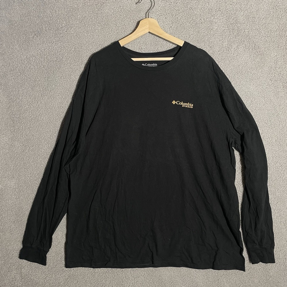 Columbia PHG T-Shirt Mens XXL Black Long Sleeve Pointer Dog Hunting Graphic